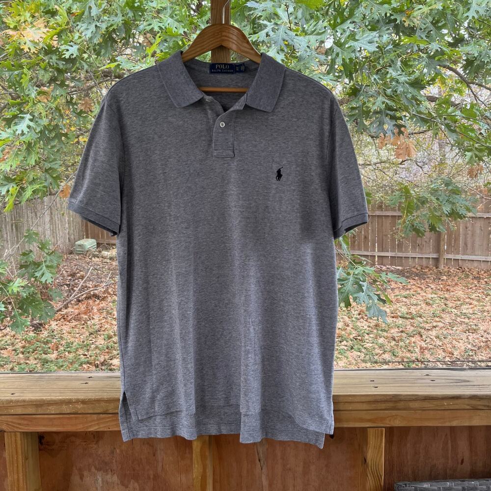 POLO Ralph Lauren Men's Grey Polo Shirt Size XL